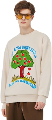 JW Anderson SS23 Pattern Print Crewneck Pullover Sweatshirt Putih. JW0072PG1210002 Details for JW Anderson SS23 Pattern Print Crewneck Pullover Sweatshirt Putih. JW0072PG1210002