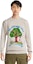 Sizing JW Anderson SS23 Pattern Print Crewneck Pullover Sweatshirt Putih. JW0072PG1210002
