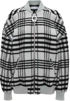 JW Anderson SS23 Ribbed Plaid Zip-Up Oversized Jacket Unisex Black White CO0262PG1323903 JW Anderson SS23 Ribbed Plaid Zip-Up Oversized Jacket Unisex Black White CO0262PG1323903