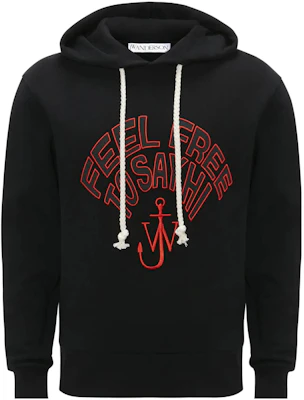 JW Anderson SS23 Studs Logo Embroidered Drawstring Hoodie Unisex Black JW0118-PG1021-999 Buy JW Anderson SS23 Studs Logo Embroidered Drawstring Hoodie Unisex Black JW0118-PG1021-999