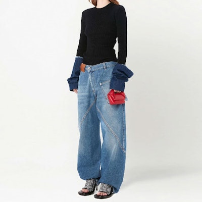 JW Anderson SS23 大口袋宽松阔腿褶皱细节牛仔裤 男女通用 DT0052PG1164804 Shop JW Anderson SS23 大口袋宽松阔腿褶皱细节牛仔裤 男女通用 DT0052PG1164804