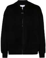 JW Anderson SS24 Black Relaxed Fit Zip-Up Long Sleeve Jacket JK0331PG1592-BLACK JW Anderson SS24 Black Relaxed Fit Zip-Up Long Sleeve Jacket JK0331PG1592-BLACK