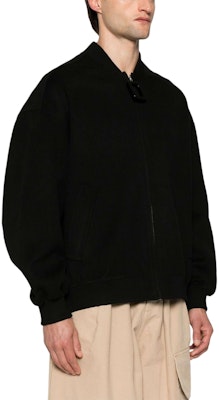 JW Anderson SS24 Jaket Zip-Up Lengan Panjang Hitam Potongan Santai JK0331PG1592-BLACK Purchase JW Anderson SS24 Jaket Zip-Up Lengan Panjang Hitam Potongan Santai JK0331PG1592-BLACK