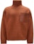 Buy JW Anderson SS24 Caramel Brown Turtleneck Knit Sweater Lengan Panjang KW1234YN0367619-BROWN