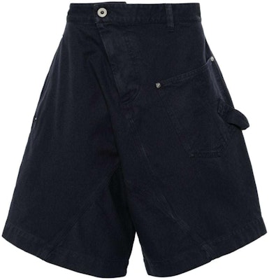 JW Anderson SS24 Shorts Casuales Azul Marino Asimétricos Serie Clay. SR0096PG1476888 Order JW Anderson SS24 Shorts Casuales Azul Marino Asimétricos Serie Clay. SR0096PG1476888