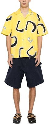 JW Anderson SS24 Shorts Casuales Azul Marino Asimétricos Serie Clay. SR0096PG1476888 Lookbook JW Anderson SS24 Shorts Casuales Azul Marino Asimétricos Serie Clay. SR0096PG1476888