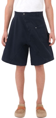 JW Anderson SS24 Shorts Casuales Azul Marino Asimétricos Serie Clay. SR0096PG1476888 Sizing JW Anderson SS24 Shorts Casuales Azul Marino Asimétricos Serie Clay. SR0096PG1476888