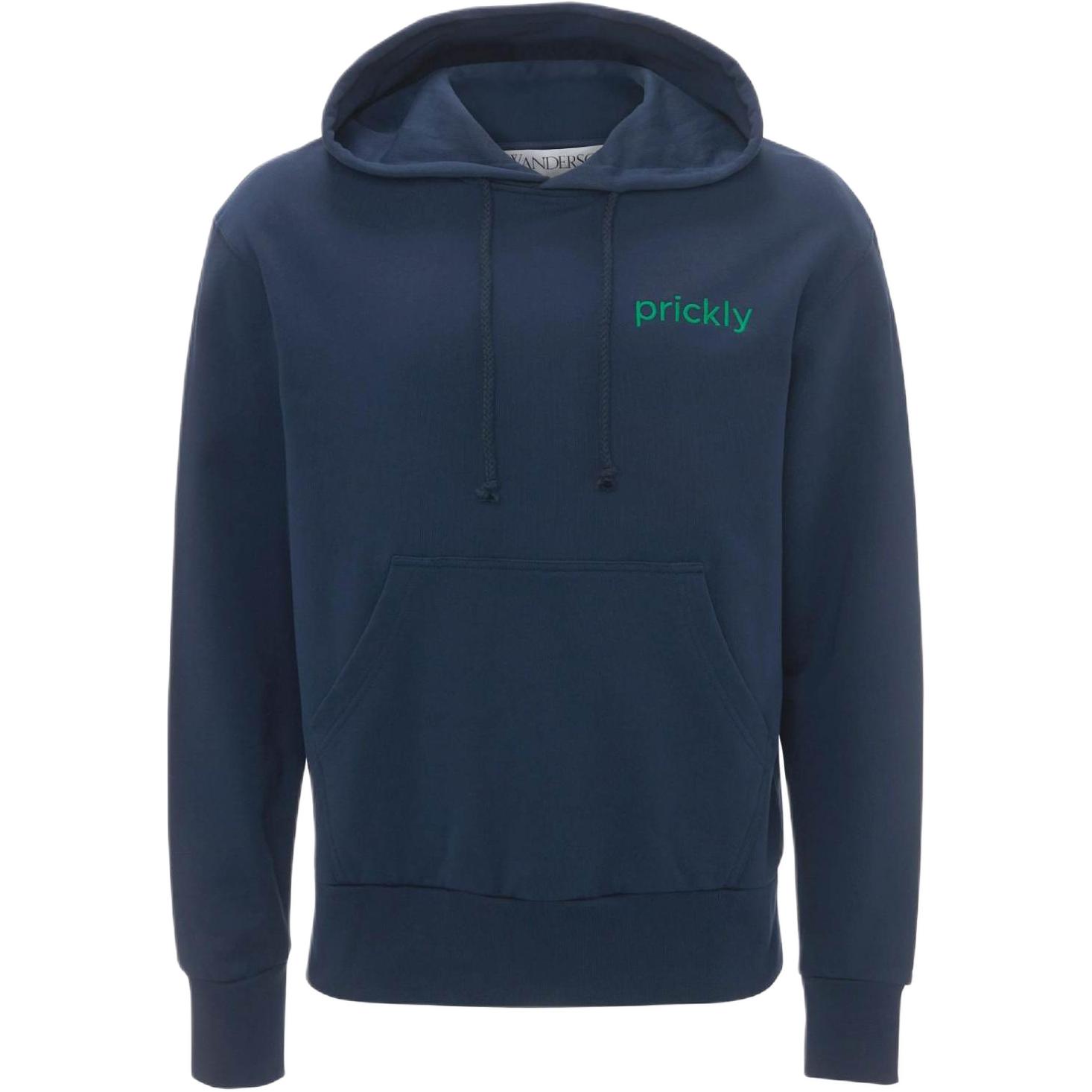 JW Anderson SS24 Best in Show Hedgehog Oversized Navy Sweatshirt Mens JW0210PG1668898