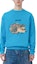 Buy Sudadera Azul Oversize con Estampado Erizo JW Anderson SS24 para Hombre JW0211PG1669825