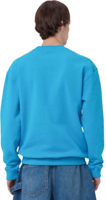 Sudadera Azul Oversize con Estampado Erizo JW Anderson SS24 para Hombre JW0211PG1669825 Lookbook Sudadera Azul Oversize con Estampado Erizo JW Anderson SS24 para Hombre JW0211PG1669825