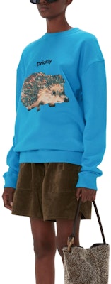 Sudadera Azul Oversize con Estampado Erizo JW Anderson SS24 para Hombre JW0211PG1669825 Shop Sudadera Azul Oversize con Estampado Erizo JW Anderson SS24 para Hombre JW0211PG1669825