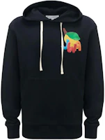 JW Anderson SS24 CLAY Lemon Logo Print Hoodie Navy Blue - JW0171PG0717888-NAVY JW Anderson SS24 CLAY Lemon Logo Print Hoodie Navy Blue - JW0171PG0717888-NAVY