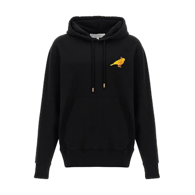 JW Anderson SS24 Embroidered Oversized Hoodie Black Long Sleeve JW0186PG1632999