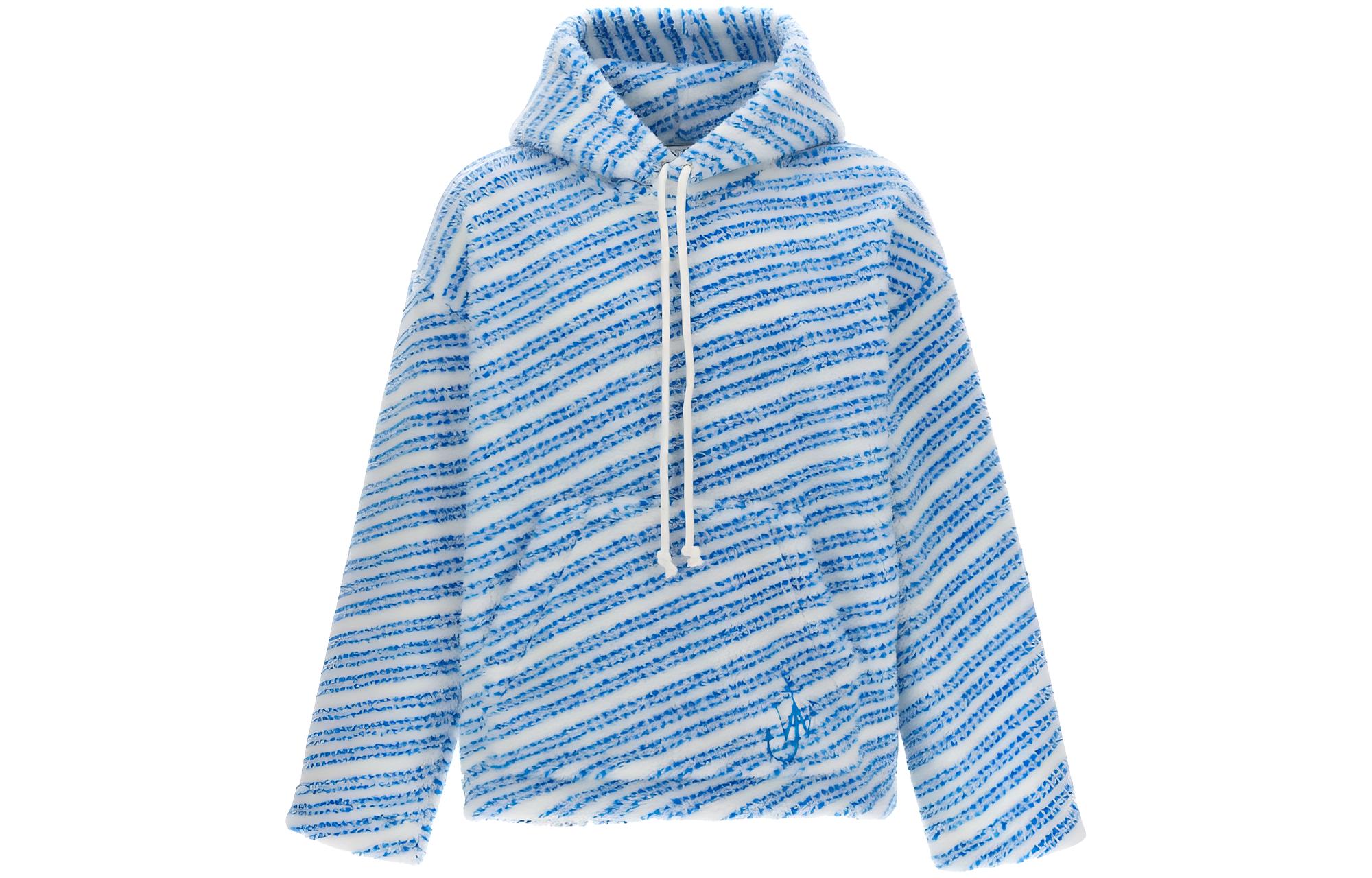 JW Anderson Striped Hoodie Light Blue TP0255PG1341-800
