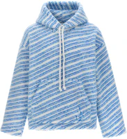 JW Anderson Striped Hoodie Light Blue TP0255PG1341-800 JW Anderson Striped Hoodie Light Blue TP0255PG1341-800