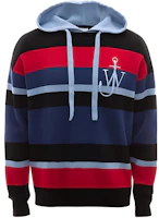 JW Anderson Striped Logo Letter Hoodie Multicolor KW0347-YN0054-820 JW Anderson Striped Logo Letter Hoodie Multicolor KW0347-YN0054-820