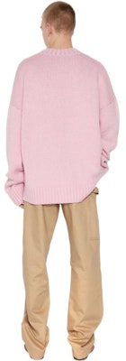 JW Anderson Unisex Sweater Wool Bermanik Merah Jambu 18413132 Purchase JW Anderson Unisex Sweater Wool Bermanik Merah Jambu 18413132