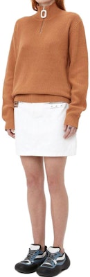 JW Anderson Unisex Oversized Pullover Knit Sweater Jingga Berzip KW0868YN0126132 Lookbook JW Anderson Unisex Oversized Pullover Knit Sweater Jingga Berzip KW0868YN0126132