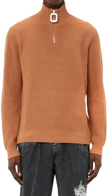 JW Anderson Unisex Oversized Pullover Knit Sweater Jingga Berzip KW0868YN0126132 Purchase JW Anderson Unisex Oversized Pullover Knit Sweater Jingga Berzip KW0868YN0126132