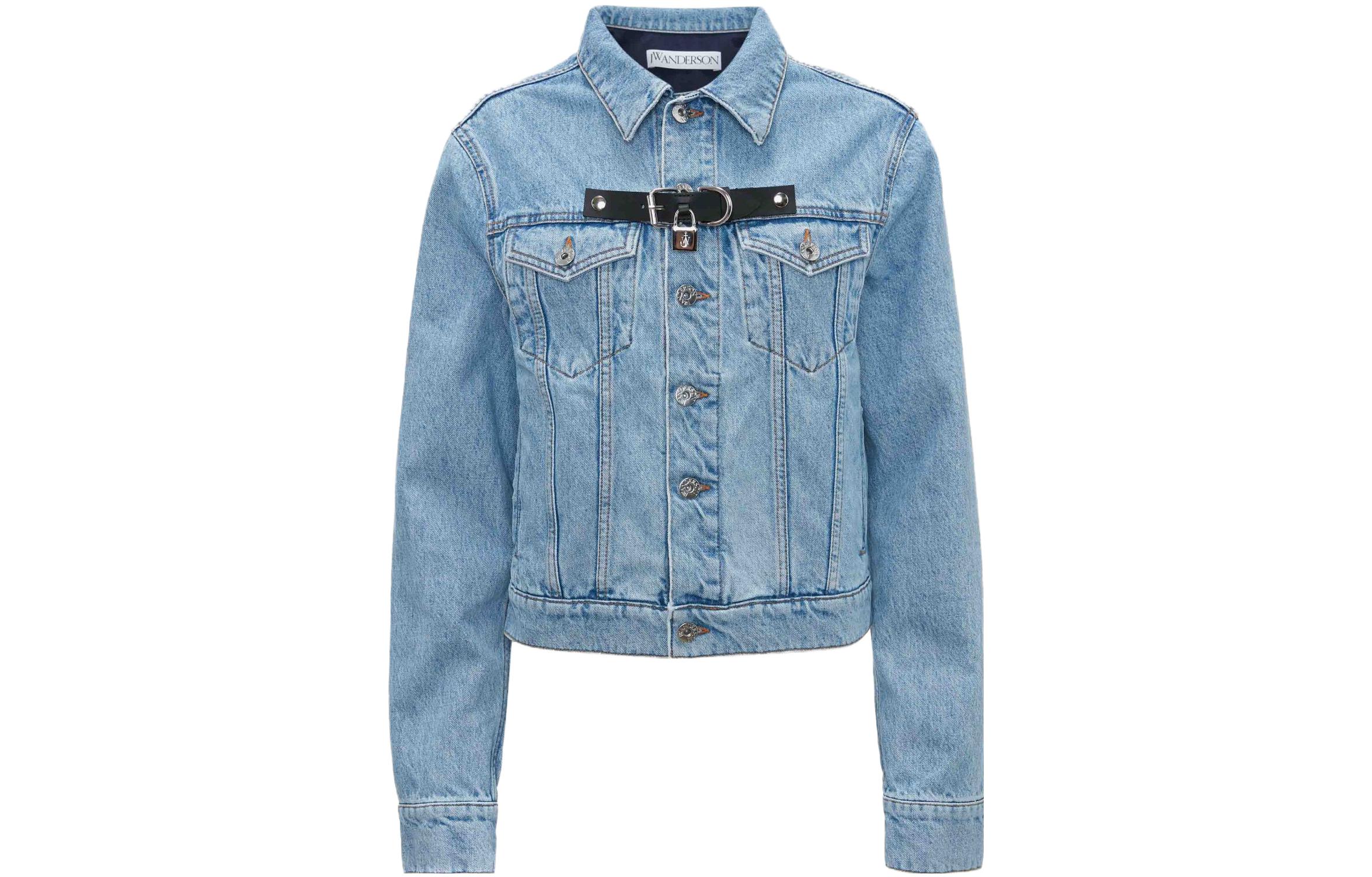 JW Anderson Washed Single-Breasted Denim Jacket Unisex DJ0025-PG1335-804
