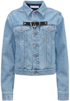 JW Anderson Washed Single-Breasted Denim Jacket Unisex DJ0025-PG1335-804 JW Anderson Washed Single-Breasted Denim Jacket Unisex DJ0025-PG1335-804