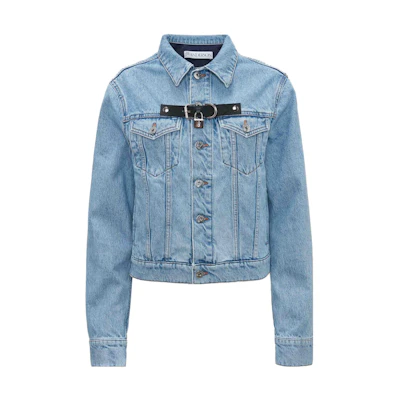 JW Anderson Washed Single-Breasted Denim Jacket Unisex DJ0025-PG1335-804