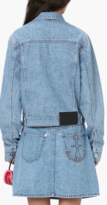 JW Anderson Jaket Denim Single-Breasted Washed Unisex DJ0025-PG1335-804 Details for JW Anderson Jaket Denim Single-Breasted Washed Unisex DJ0025-PG1335-804