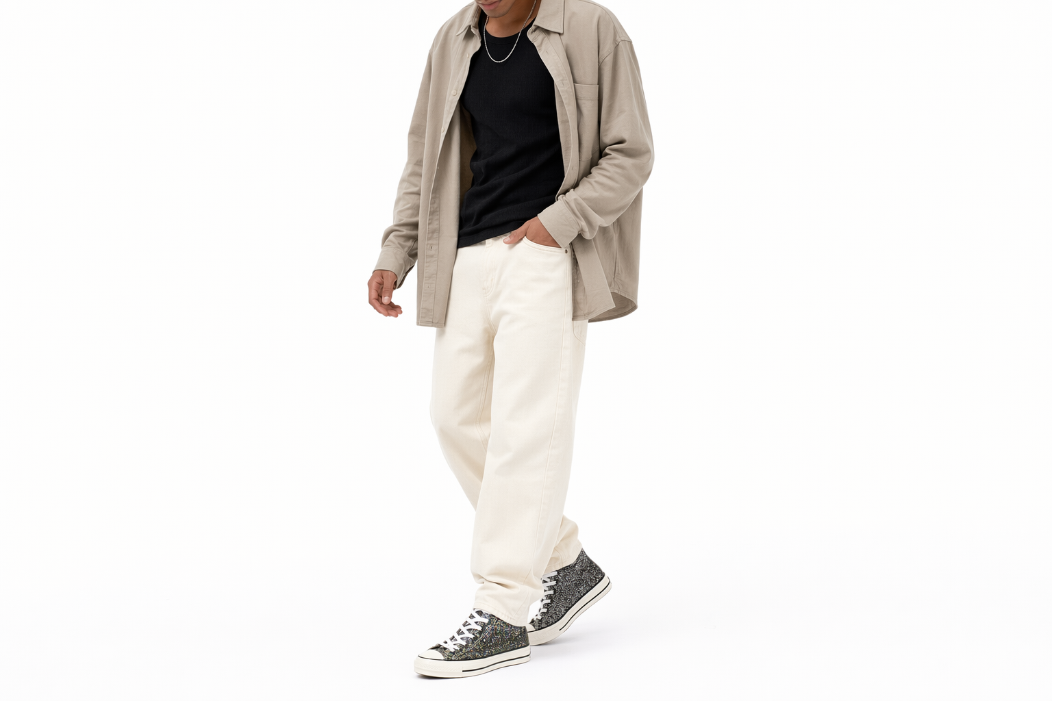 Order JWアンダーソン×コンバース グリッターチャック70 (黒) 164697C