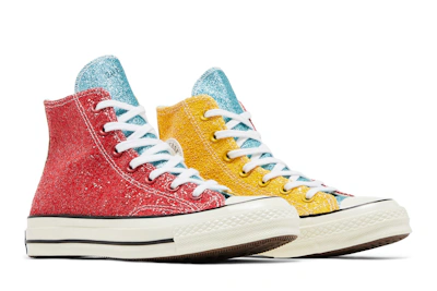 JW Anderson x Converse Chuck 70 Hi 'Glitter Pack - Cherry Sulphur'