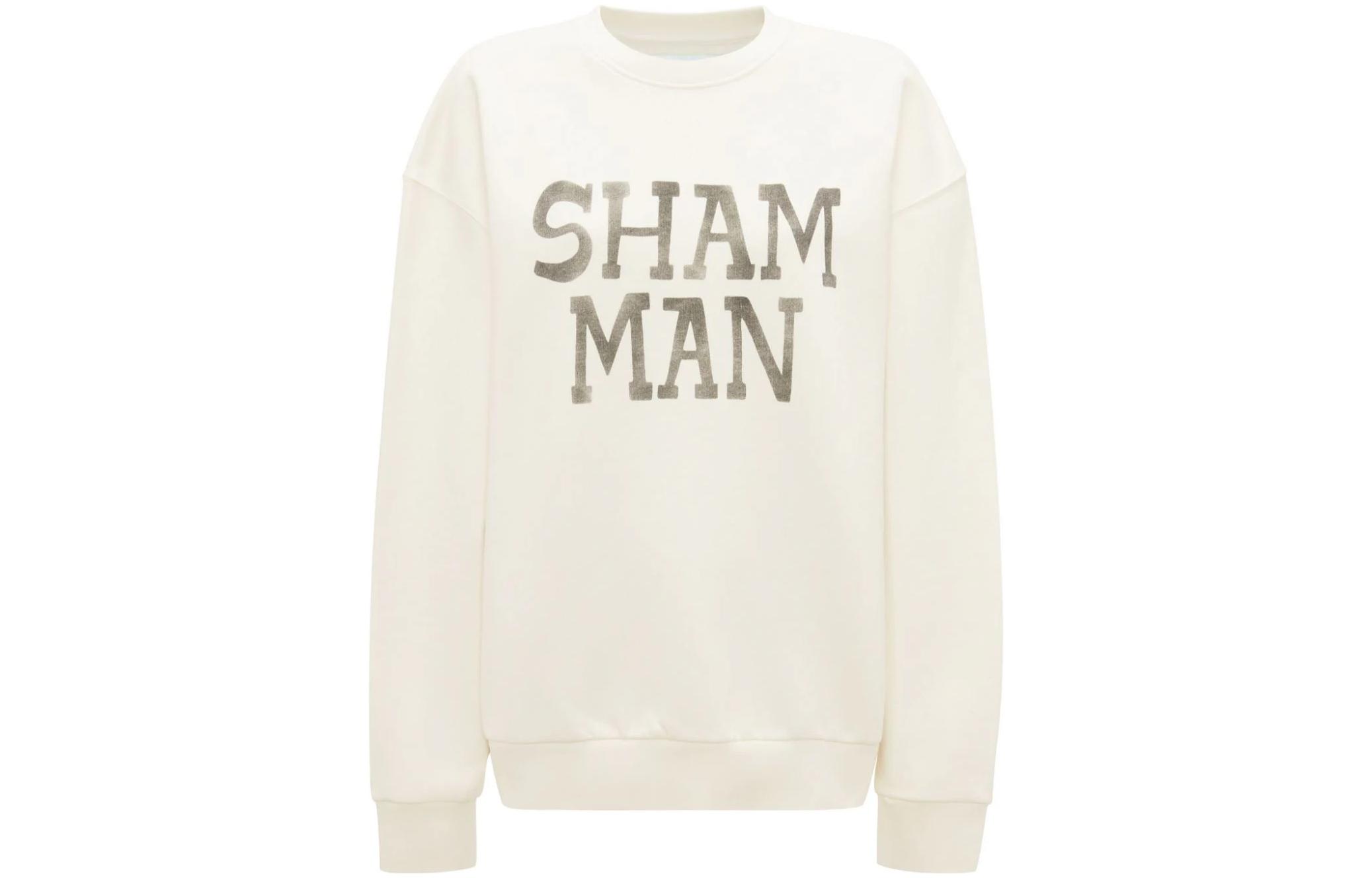 JW Anderson Michael Clark FW23 Crewneck Long Sleeve Sweatshirt Off-White Unisex JW0131-PG1438-002