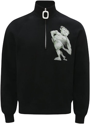 JW Anderson X Pol Anglada FW23 Baju Sejuk Zip Cetakan Sculpted Hitam JO0148-PG0861-999 Buy JW Anderson X Pol Anglada FW23 Baju Sejuk Zip Cetakan Sculpted Hitam JO0148-PG0861-999