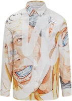 JW Anderson x Pol Anglada SS22 Printed Long-Sleeve Shirt Multicolor Menswear SH0161-PG0640-001 JW Anderson x Pol Anglada SS22 Printed Long-Sleeve Shirt Multicolor Menswear SH0161-PG0640-001