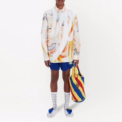Camiseta de Manga Larga Estampada Multicolor JW Anderson x Pol Anglada SS22 Hombre SH0161-PG0640-001 Shop Camiseta de Manga Larga Estampada Multicolor JW Anderson x Pol Anglada SS22 Hombre SH0161-PG0640-001