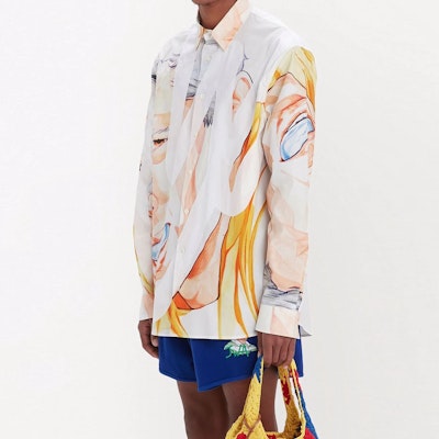 Camiseta de Manga Larga Estampada Multicolor JW Anderson x Pol Anglada SS22 Hombre SH0161-PG0640-001 Sizing Camiseta de Manga Larga Estampada Multicolor JW Anderson x Pol Anglada SS22 Hombre SH0161-PG0640-001