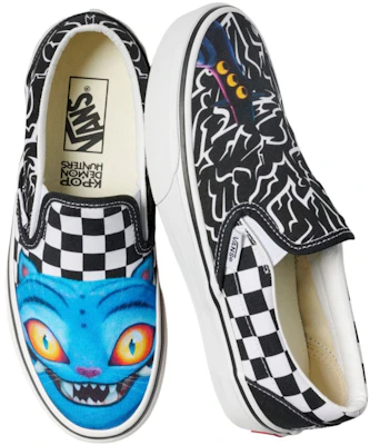 K-Pop Demon Hunters x Vans Slip-on Big Kid 'Black' VN000EC3BM8 Lookbook K-Pop Demon Hunters x Vans Slip-on Big Kid 'Black' VN000EC3BM8