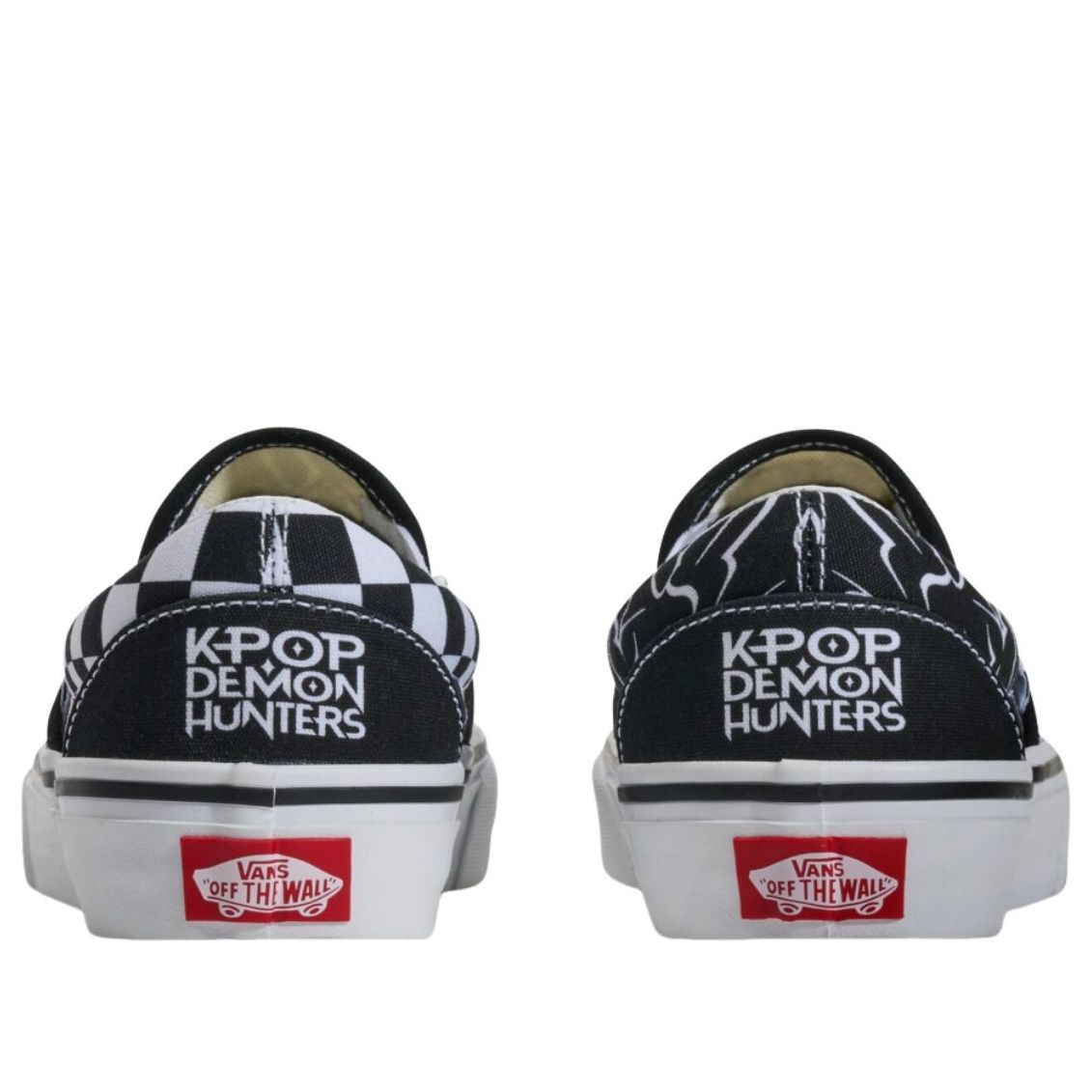 Shop K-Pop Demon Hunters x Vans Slip-on Big Kid 'Black' VN000EC3BM8