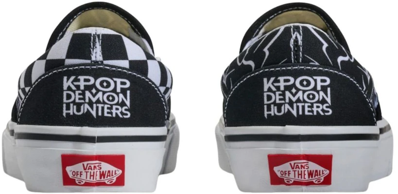 K-Pop Demon Hunters x Vans Slip-on Big Kid 'Black' VN000EC3BM8 Shop K-Pop Demon Hunters x Vans Slip-on Big Kid 'Black' VN000EC3BM8