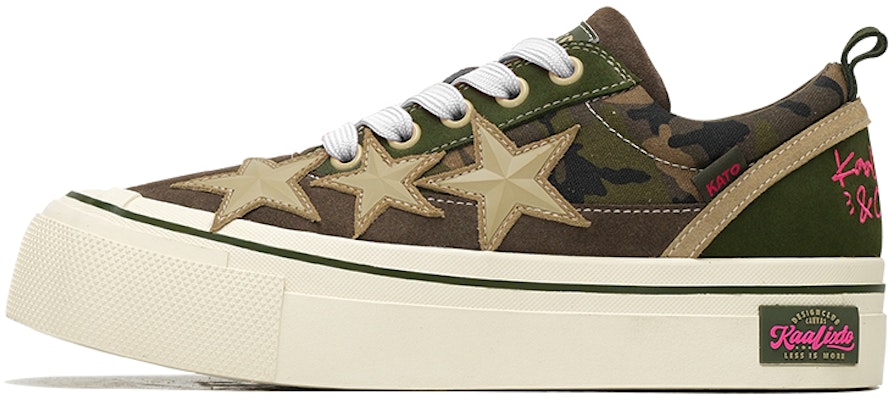 KAALIXTO Camouflage Non-Slip Breathable Low-Top Canvas Shoes Camo KSH231113 Buy KAALIXTO Camouflage Non-Slip Breathable Low-Top Canvas Shoes Camo KSH231113