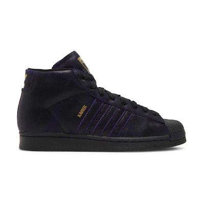 Kader Sylla adidas Pro Model ADV 'Black Dark Purple'