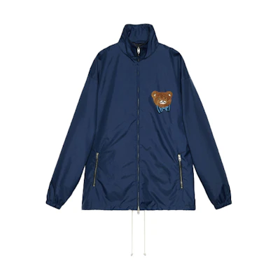 Kai Gucci SS21 Cartoon Print Loose Jacket Navy Blue () 660317-ZAG1V-4340