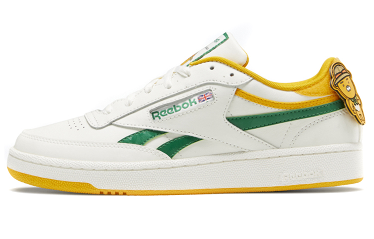 Reebok Kakao x Club C Cozy Wear-Resistant Skate Shoes White Green Unisex 'White Green' GV8583