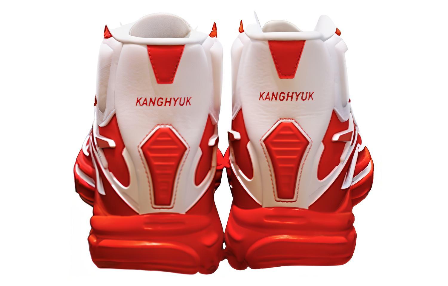 Lookbook Reebok Premier Road 舒適 減震耐磨 高幫 生活休閒鞋 男女同款 紅色 韓版