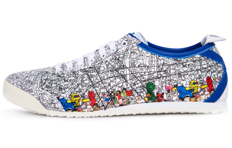 Onitsuka Tiger Kanta&Kaede Mexico 66 Sneakers 'White Black Blue'