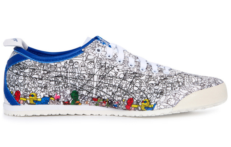 Onitsuka Tiger Kanta&Kaede Mexico 66 Sneakers 'White Black Blue' 圖 2