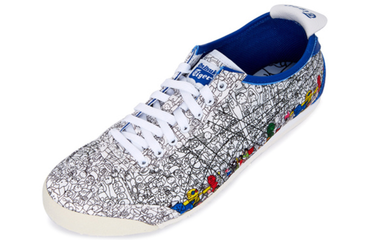 Onitsuka Tiger Kanta&Kaede Mexico 66 Sneakers 'White Black Blue' 圖 3