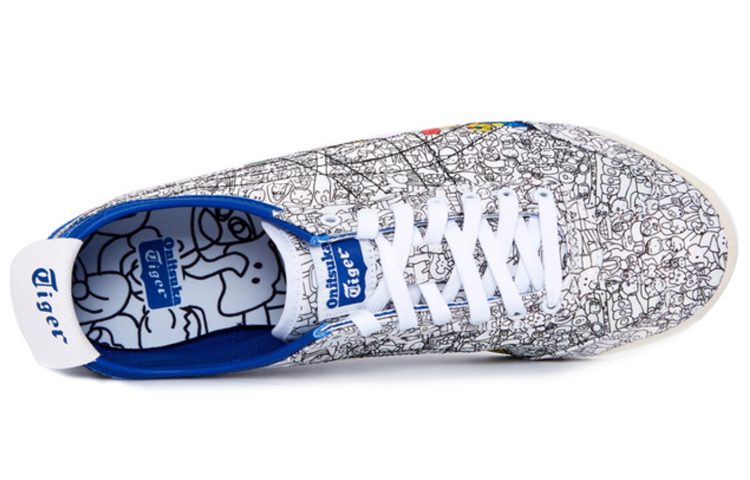 Onitsuka Tiger Kanta&Kaede Mexico 66 Sneakers 'White Black Blue' 圖 5