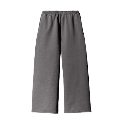 Kanye Concert YEEZY Gap Balenciaga Fleece Joggers Dark Gray Wide-Leg Pants. YEEZY-SS22-231