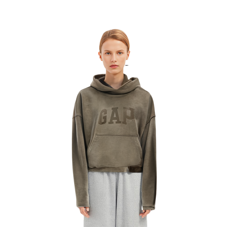 Purchase Hoodie Unisex Kanye YEEZY x Gap x Balenciaga Beige Logo Casual Style YEEZY-SS22-013