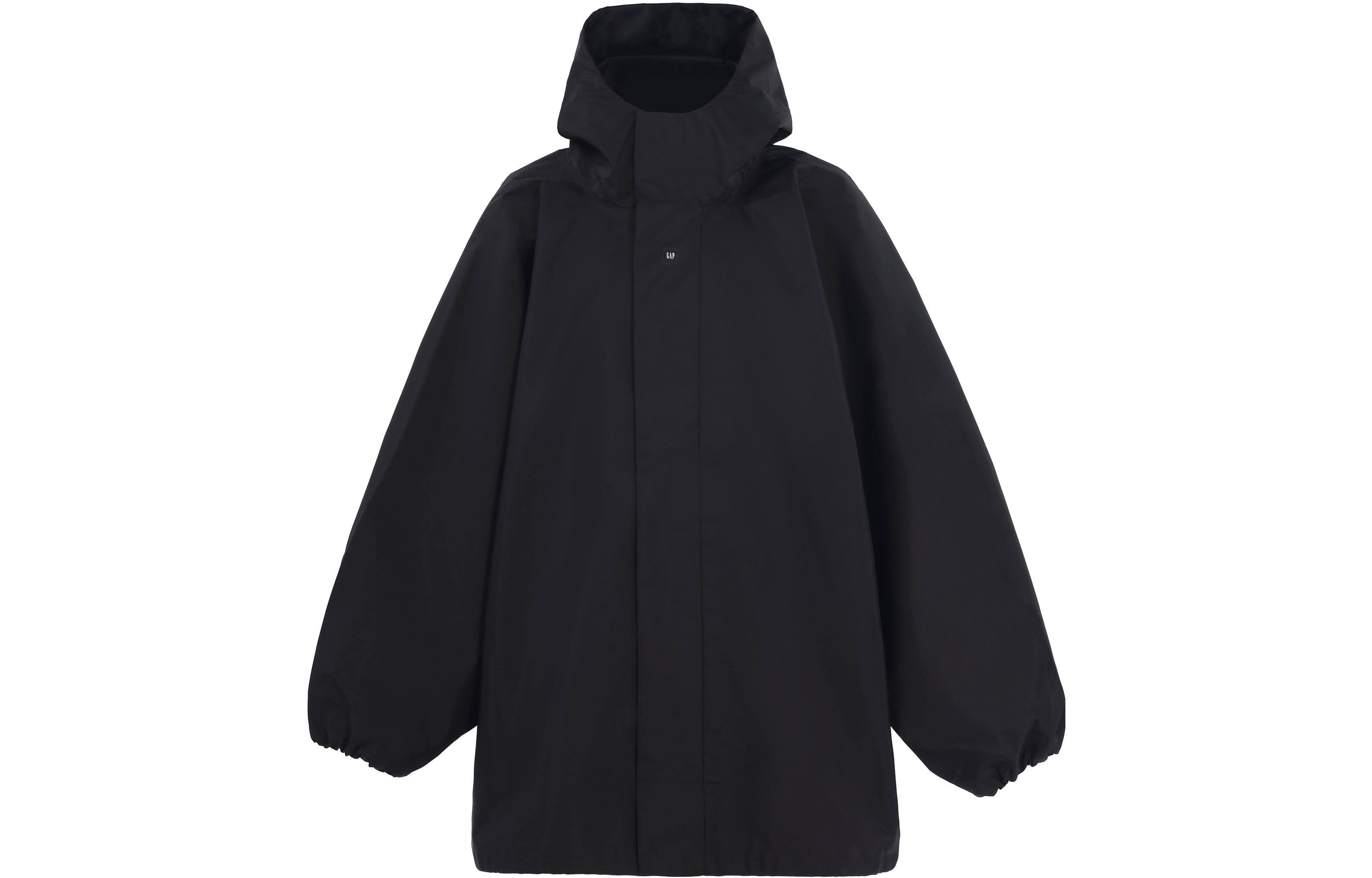 Kanye Concert Yeezy x Gap x Balenciaga Black Oversized Hoodie Jacket Yeezy-SS22-051