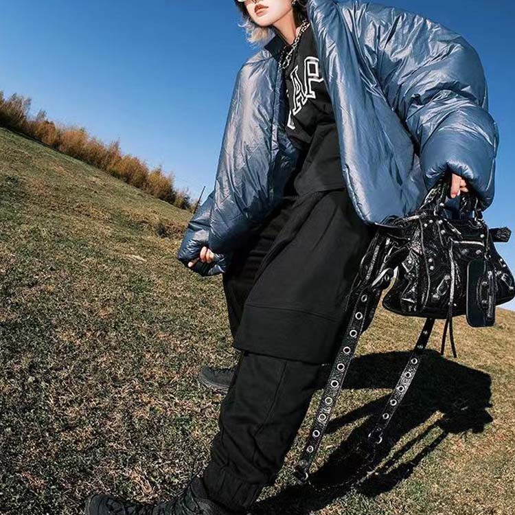 Details for Chaqueta Corta Azul Kanye YEEZY x Gap x Balenciaga Crewneck. YEEZY471312-blue